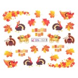 Cumpara ieftin Tatuaj Unghii LUXORISE Fall Music, BN-1519, LUXORISE Nail Art
