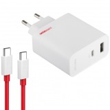 Cumpara ieftin Incarcator Retea Cu Cablu USB-C OnePlus, 80W, 7.3A, 1 x USB-A - 1 x USB-C, Alb 5461100597