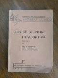 Curs de Geometrie Descriptiva, partea I - Gh. A. Nichifor, 1945 / R2P1S