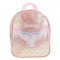 Rucsac Copii, Model Holografic, Coada de Sirena, Culoare Roz, Dimensiuni 20x7x23cm