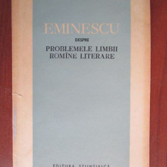 Eminescu despre problemele limbii romane literare Gh.Bulgar