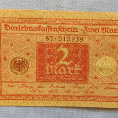 Germania - Set bancnote 1 și 2 Mark / mărci (1920) s939 / s460