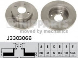 Disc frana FORD FIESTA IV (JA, JB) (1995 - 2002) NIPPARTS J3303066