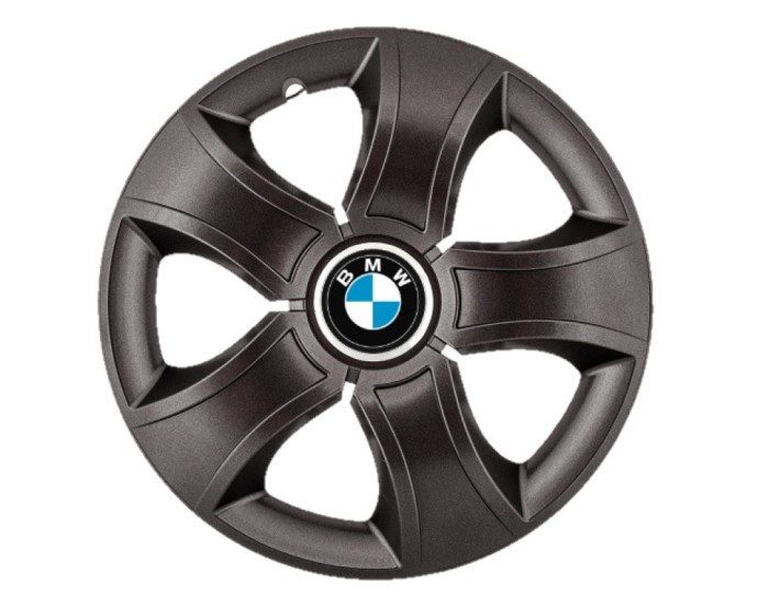 Set 4 capace roti Bis Negru R14 pentru gama auto BMW