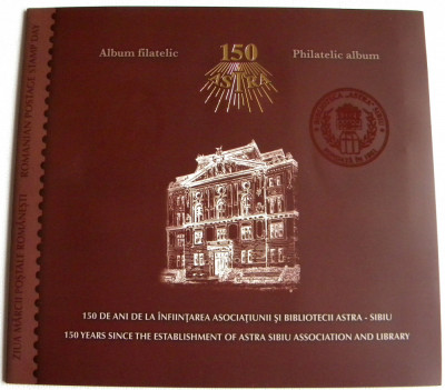 2011 Romania - Album filatelic Biblioteca Astra Sibiu LP 1908 b, bloc numerotat foto