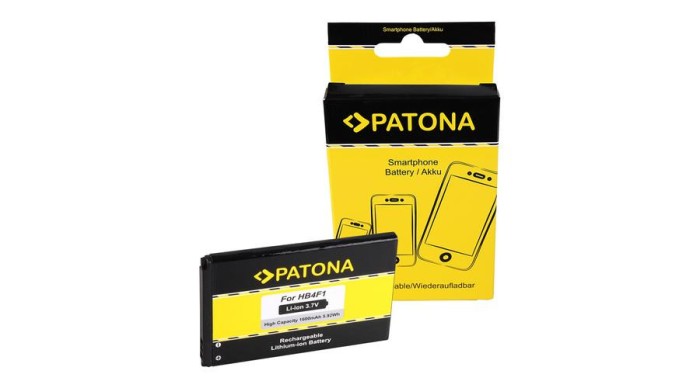 Huawei HB4F1 BLT005 A100 103 105 109 109 113 115 1600mAh baterie Li-Ion / baterie re&icirc;ncărcabilă - Patona