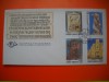 HOPCT PLIC FDC S NR 485 ARTA GRECIA ANTICA 1993 -ONU NATIUNILE UNITE -BIROUL GENEVA ELVETIA