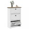 vidaXL Suport pantofi &bdquo;BODO&rdquo; alb și maro 80x35x118 cm 4016882