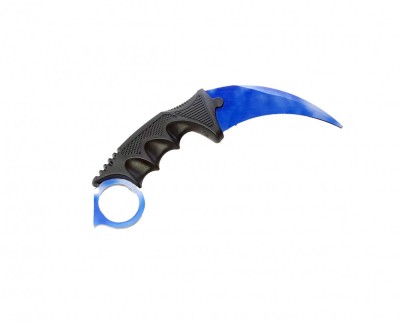 Cutitul Karambit Albastru pentru antrenament fara tais EMS-2432 foto