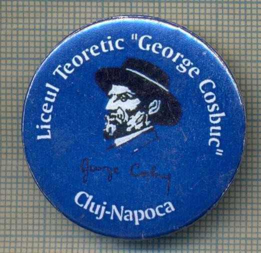 Y 1195 INSIGNA - LICEUL TEORETIC ,,GEORGE COSBUC&quot;- CLUJ-NAPOCA