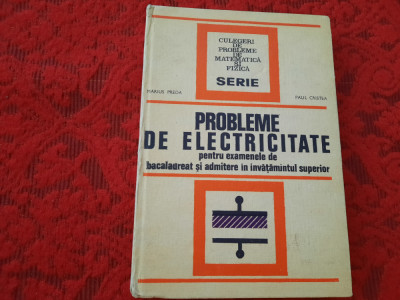 MARIUS PREDA \ PAUL CRISTEA - PROBLEME DE ELECTRICITATE CARTONATA RF13/0 foto