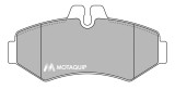 MOTAQUIP LVXL521 set placute frana,frana disc