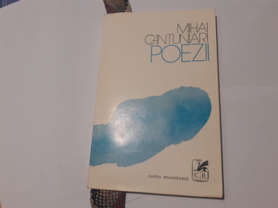 POEZII-MIHAI CANTUNIARI DEDICATIE+SEMN CARTE +POZA-1977 a1. foto