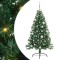 vidaXL Pom de Crăciun artificial pre-iluminat Verde 150 cm PVC 3397000