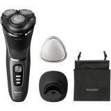 Aparat de ras PHILIPS Shaver Seria 3000 S3343/13, barbierit umed şi uscat, fara fir, capete 5D pivotante si flexibile, lame autoascutire, 60 min, sist