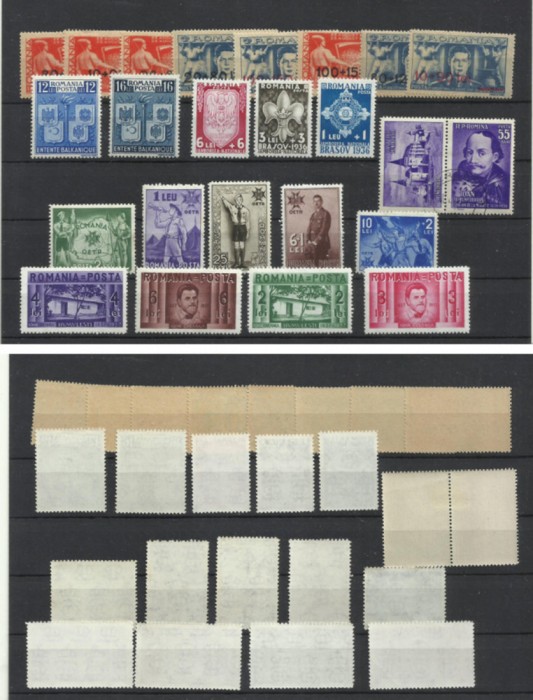 Romania MNH /MLH - Diverse OETR Jamboreea Brasov etc