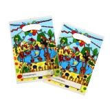 Set 10 pungi cadou pentru petrecere, model piscina 24.5cm x 17.5cm