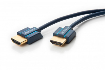 Cablu Profesional ultra-slim 4mm HDMI 2m tata-tata ARC Ultra HD 4K 60Hz cu Ethernet OFC AWG34 Clicktronic foto