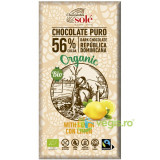Ciocolata cu Lamaie 56% Cacao fara Gluten Ecologica/Bio 100g