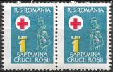 Rom&acirc;nia - 1977 - Săptăm&acirc;na Crucii Roșii - pereche - serie neuzată (RO99), Nestampilat