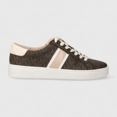 MICHAEL Michael Kors sneakers Irving culoarea maro, 43F3IRFS1B