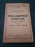 Auguste Comte- Philisophie positive