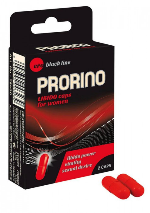 Capsule Afrodiziace Pentru Femei Prorino Libido, 2 Buc