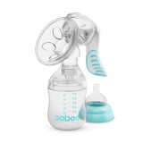 Baboo Manual Breast Pump with 4-level Suction Strength pompă de s&acirc;n 1 buc