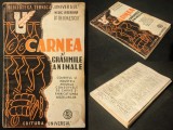 rara 1944 CARNEA si GRASIMILE ANIMALE CONSERVE din CARNE Tehnologie Procesare MEZELURI de Craciun Toba Ghiudem Salam Margarina Sapun Tehnologia Carnii