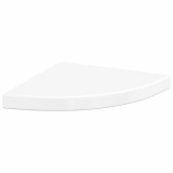 Cumpara ieftin Raft coltar de perete, alb extralucios, 35x35x3,8 cm, MDF