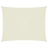 Cumpara ieftin Panza parasolar, crem, 4x5 m, tesatura oxford, dreptunghiular