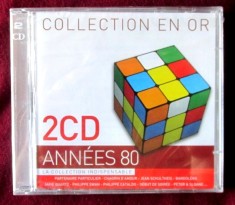 Caseta 2 CD-uri: &quot;COLLECTION EN OR - 2CD ANNEES 80. La Collection Indispensable&quot;. Noua, in tipla