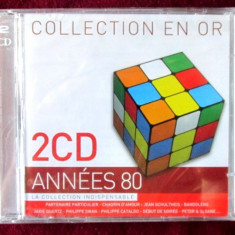 Caseta 2 CD-uri: "COLLECTION EN OR - 2CD ANNEES 80. La Collection Indispensable"
