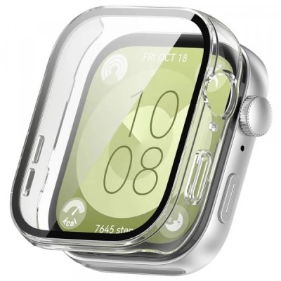 Husa Techsuit Defense360 Pro pentru Huawei Watch Fit 3, Transparenta foto