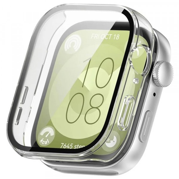 Husa Techsuit Defense360 Pro pentru Huawei Watch Fit 3, Transparenta