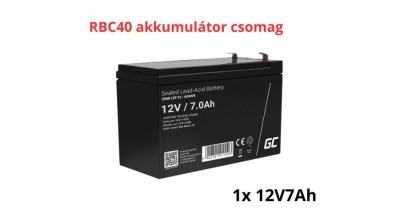 Pachet de baterii de &amp;icirc;nlocuire APC RBC40 (1x 12V 7Ah) foto