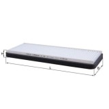 Filtru aer habitaclu Renault Espace IV Motor 1.9 dCi, 1.9 dCi, 2.0, 2.0, 2.0, 2.0 dCi, 2.0 dCi, 386x156x30mm, OE 7701056390