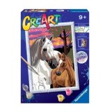 Cumpara ieftin Kit pictura pe numere Ravensburger - Cai