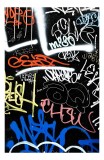 Tablou Canvas cu design abstract și culori vibrante, 26 x 39 cm, CMCLASS