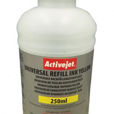 Cerneala refill color universala 250 ml culoare galben MultiMark GlobalProd