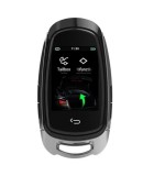 Cheie Auto Smart cu Display SK05 Argintiu, Activare Keyless Entry, 4 butoane, LCD cu touchscreen