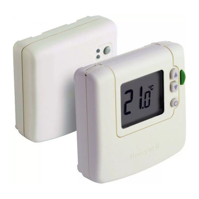 Termostat wireless Honeywell, 90 x 92 x 27 mm, IP30, 5 A, 2 x 1.5 V, ecran LCD foto