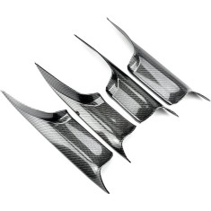 Set 4 manere interior MOTOR10 fata/spate BMW Seria 7 F01 F02 F04, 51419115533, Negru Carbon