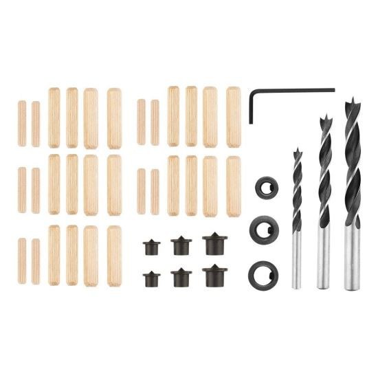 Imbinari, burghie, dibluri, pentru lemn, set 43 piese, Verto&nbsp;