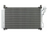Condensator climatizare Hyundai Sonata (LF), 05.2014-, motor 2.4, 138 kw benzina, cutie automata, full aluminiu brazat, 710(685)x400x12 mm, cu uscato, Rapid