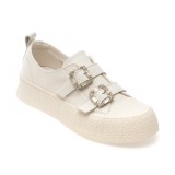 Pantofi GRYXX albi, 24995, din piele naturala
