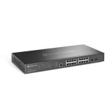 Switch TP-Link cu management Omada 16-Port 2.5G and 2-Port 10GE SFP+ L2+ Managed Switch with 8-Port PoE+ &amp;quot;SG3218XP-M2&amp;quot; (timbru verde 2 lei)