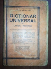 Dictionar universal al limbii romane (ed. VII)- Lazar Saineanu foto