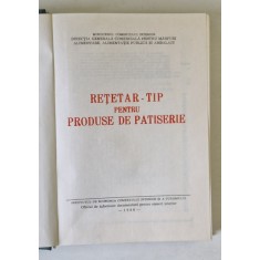 RETETAR TIP PENTRU PRODUSE DE PATISERIE, 1986