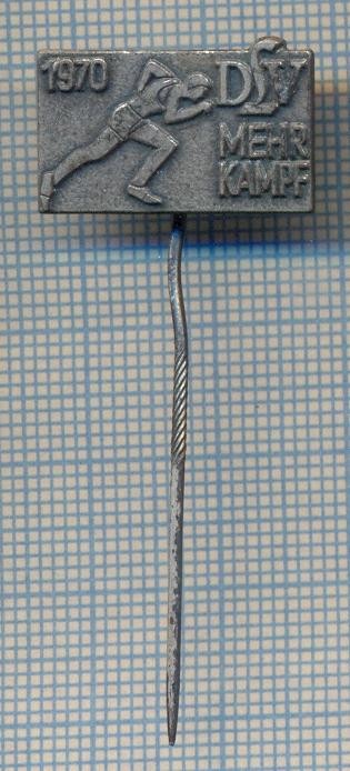 AX 247 INSIGNA -,,DSV&quot; MEHR KAMPF 1970 -INTRECERI DE ATLETISM IN GERMANIA